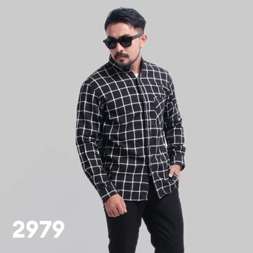 DGM Fashion Kemeja Pria Flanel Jumbo Premium Panjang 021