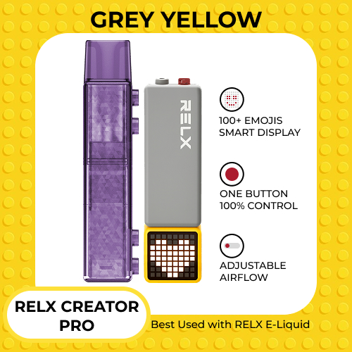 Jual RELX Creator Pro Kit (isi Device dan 1 Cartridge 0.6 Ohm) - Grey ...