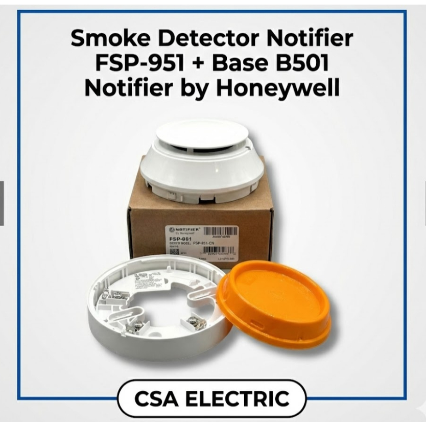 Jual Notifier FSP-951 Addressable Smoke Detector + Base B501 Notifier ...