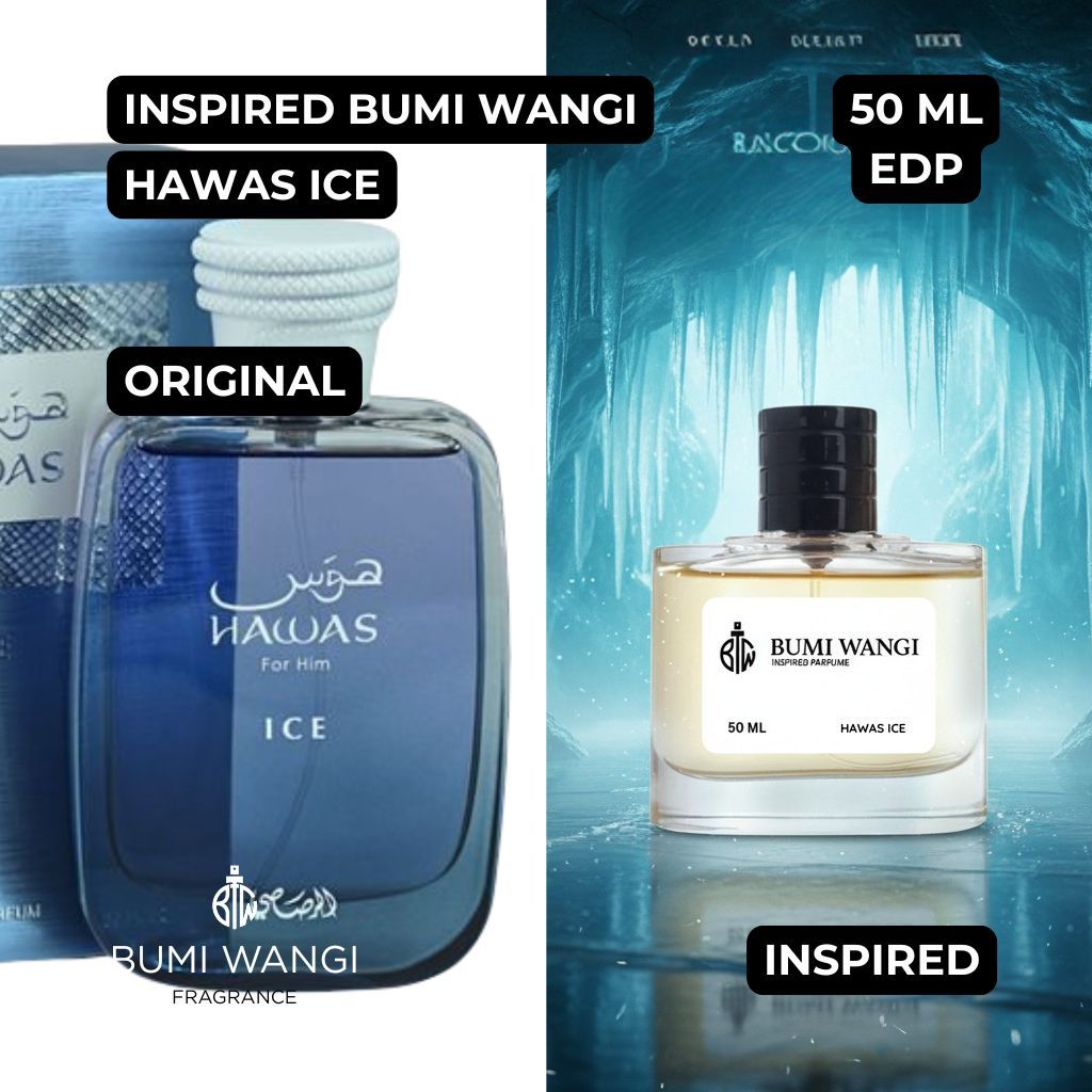 Jual Parfume DUPE - RASASI HAWAS ICE Eau de Parfum 30ml & 50ml Inspired ...
