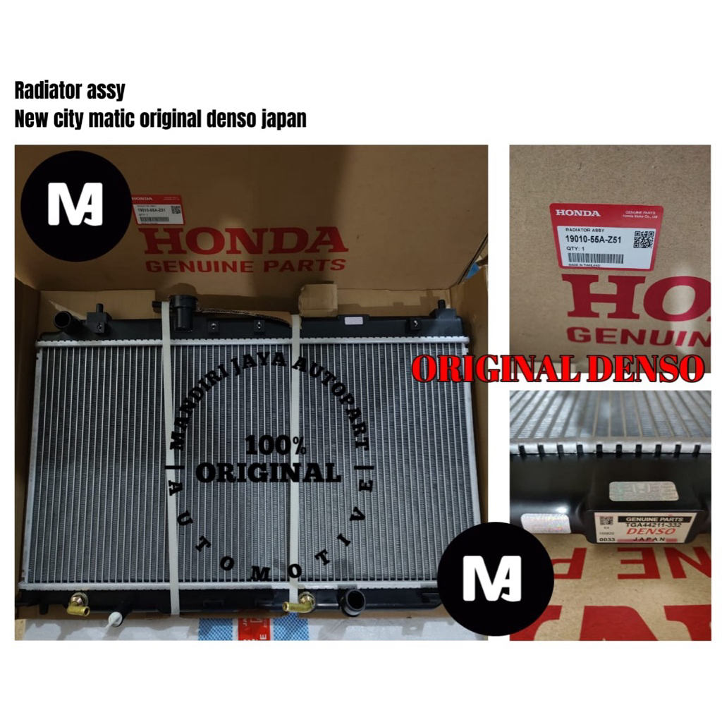 Jual RADIATOR ASSY HONDA CITY METIC ASLI ORIGINAL DENSO JAPAN | Shopee ...
