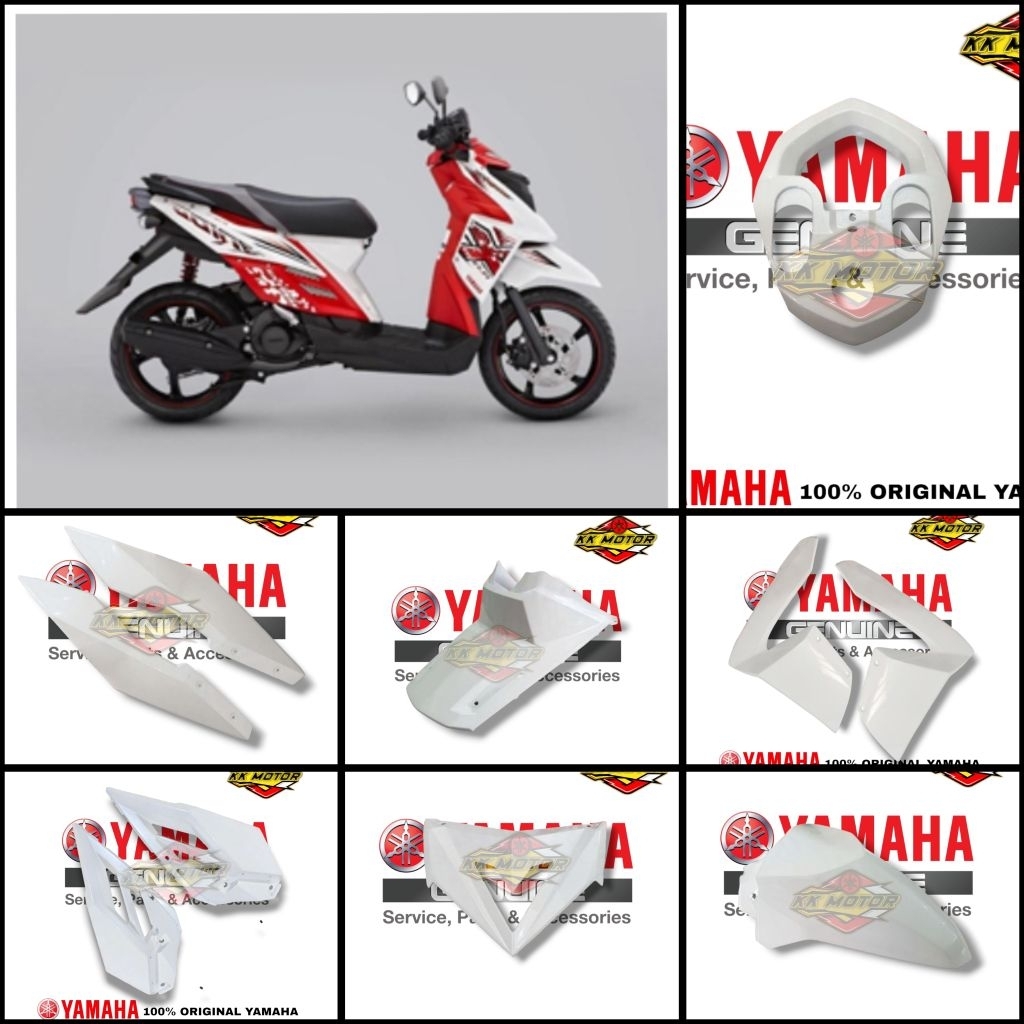 Jual COVER BODY HALUS SATUAN X-RIDE, X RIDE 115 PUTIH ORIGINAL YAMAHA ...