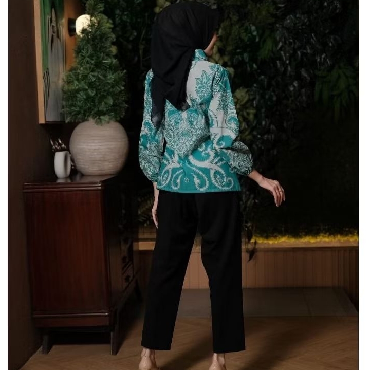 Batik Pasangan Motif Daun Cinta Ata 4