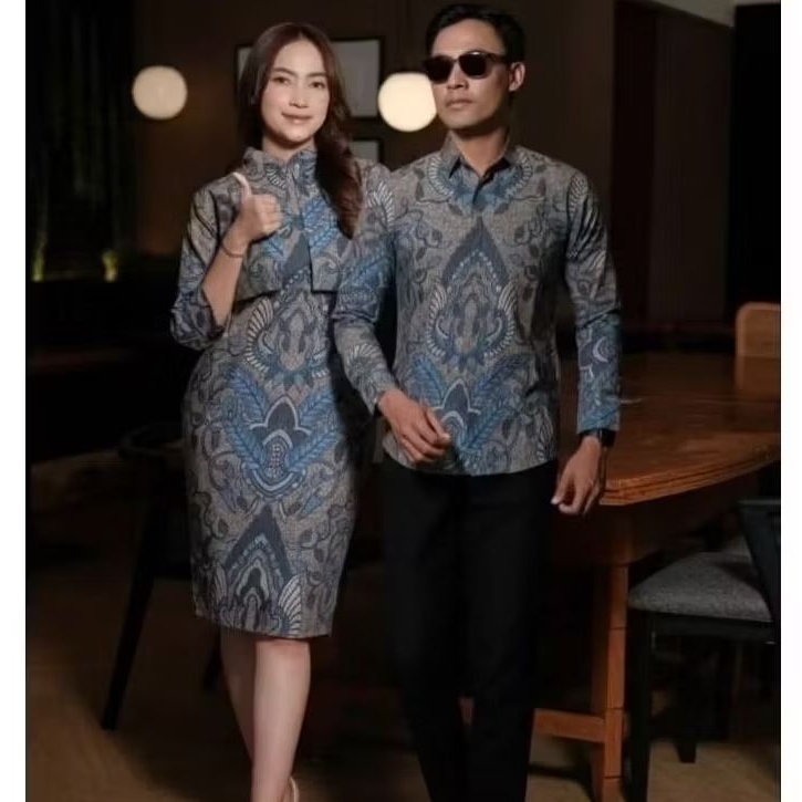 Batik Pasangan Motif Anggunwaty Ata