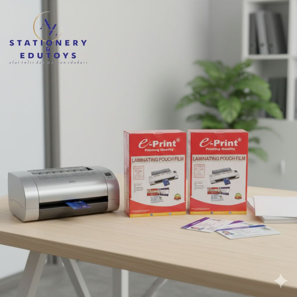 Jual Laminating Pouch Film KTP / ID Card Plastik Laminating Ukuran KTP ...