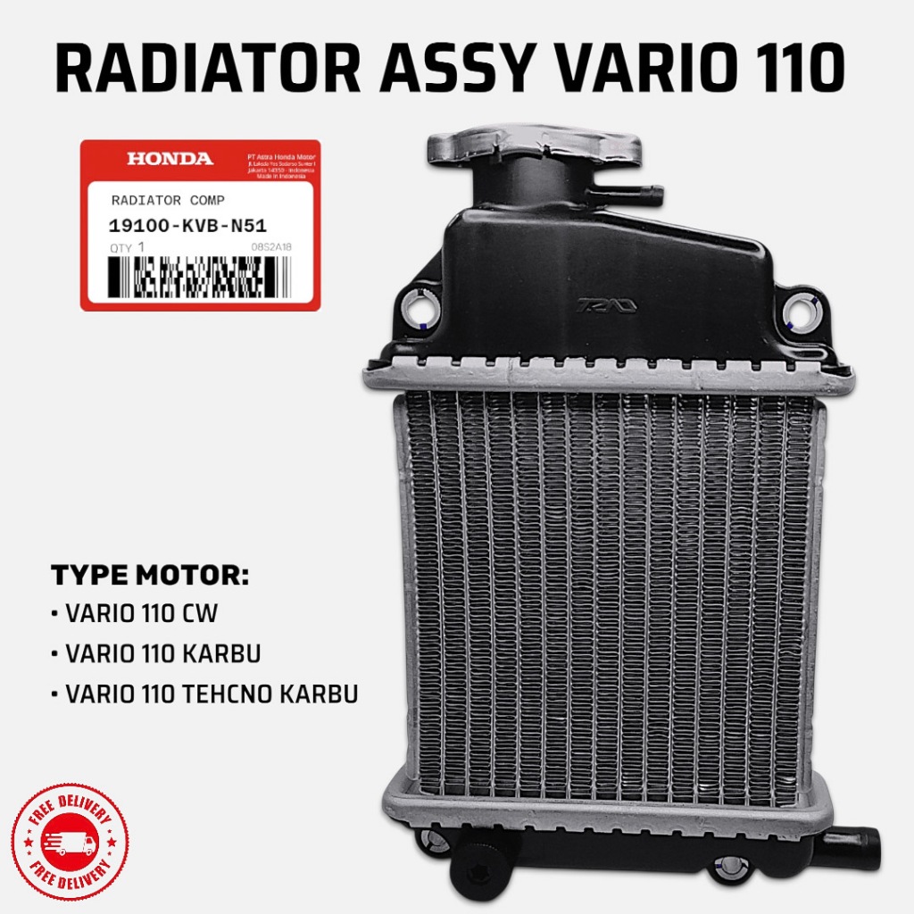 Jual Radiator Vario 110 Karbu Lama Old Techno CW | Shopee Indonesia