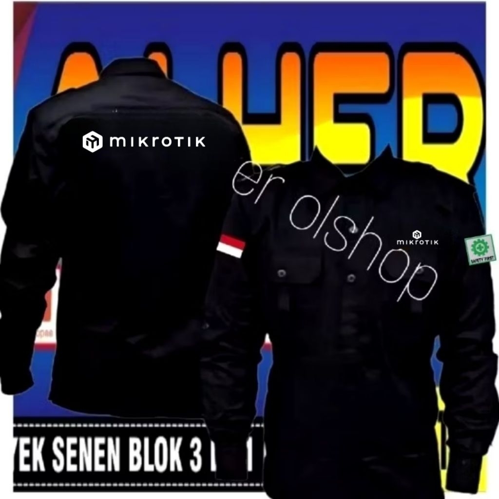 Jual Kemeja mikrotik baju mikrotik seragam mikrotik Pdh mikrotik Pdl ...