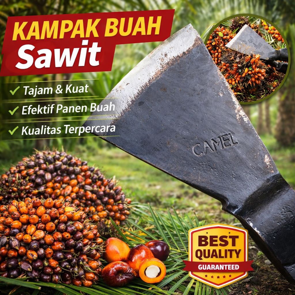 Kampak Buah Alat perkebunan terbuat dari Baja tebal