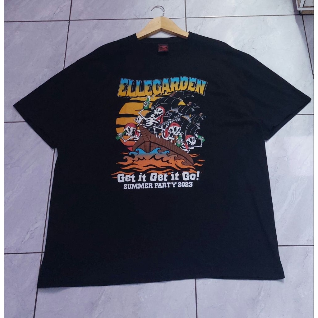 Jual ELLEGARDEN T-SHIRT ELLEGARDEN GET IT GET IT GO SUMMER PARTY