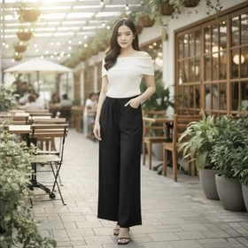 Celana Daily Kulot Jersey Premium Jumbo Wanita