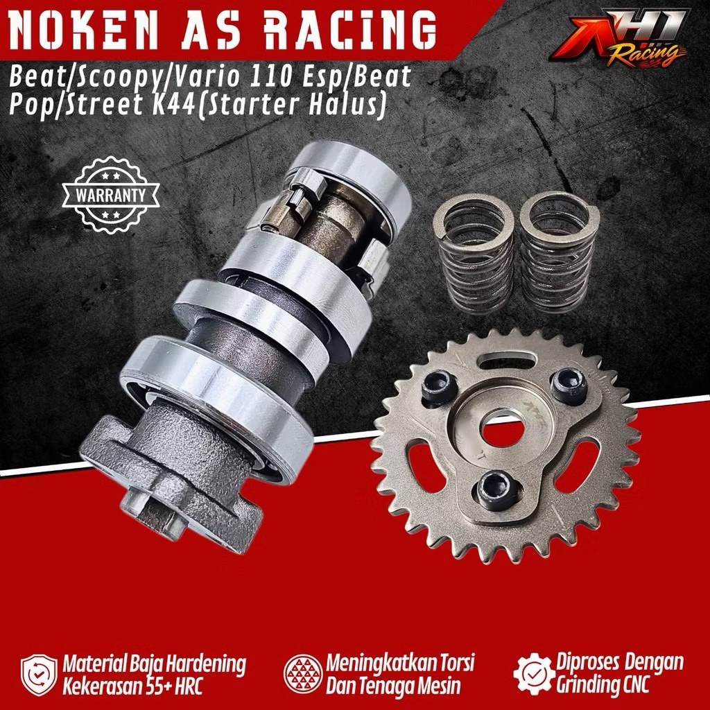 Jual CAMSHAFT NOKEN AS RACING BEAT Fi ESP SCOOPY Fi ESP VARIO 110 Fi ...