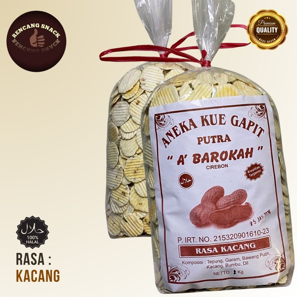 Jual Gapit Simping Rasa Kacang Bebas Minyak (250gr - 500gr 1kg) Harga ...
