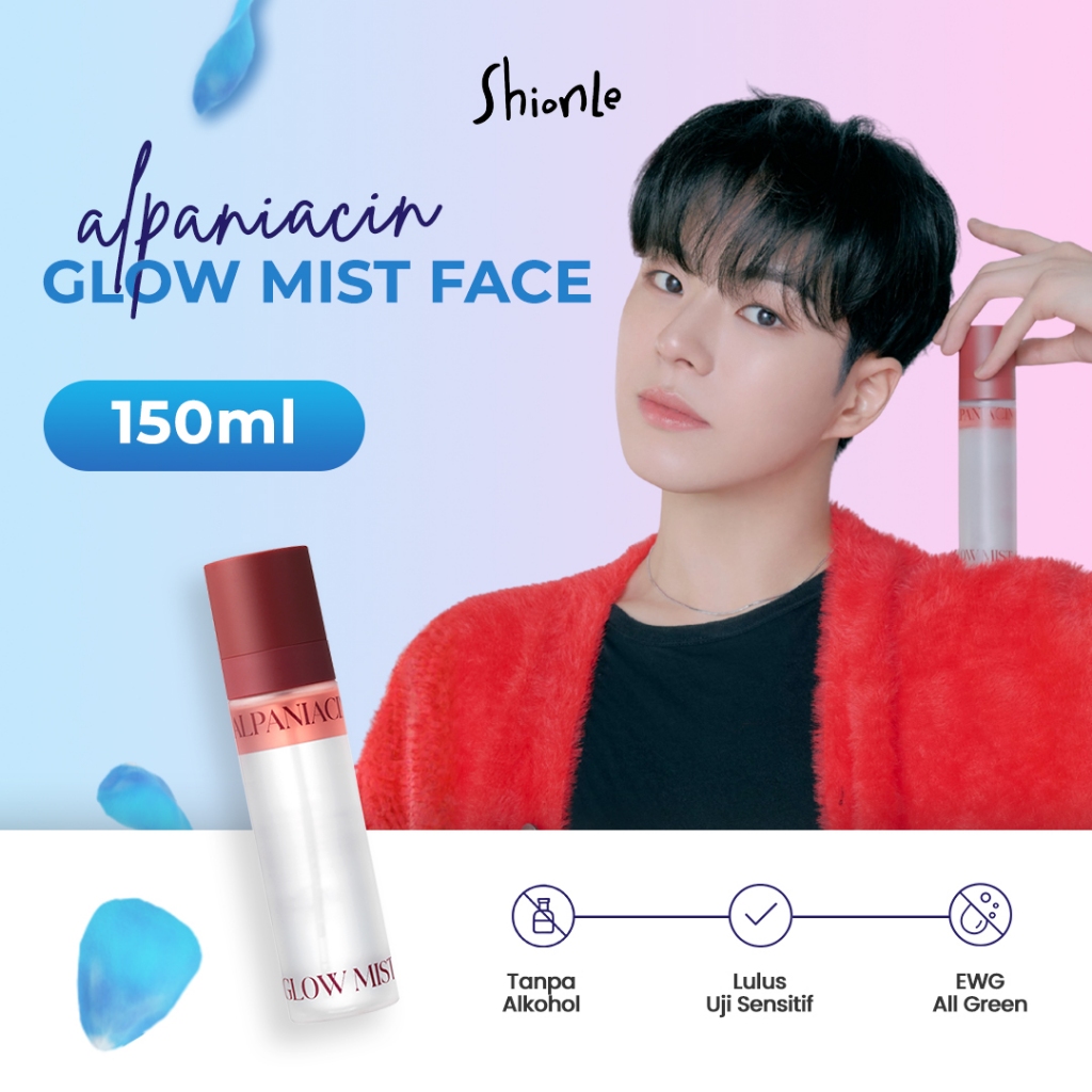 Jual Shionle Korea Face Mist Alpaniacin Glow Moisturizing Brightening ...