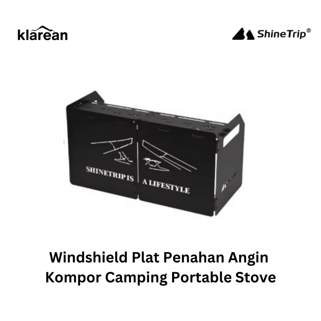 Jual Shinetrip A447 Windshield Plat Penahan Angin Kompor Camping ...