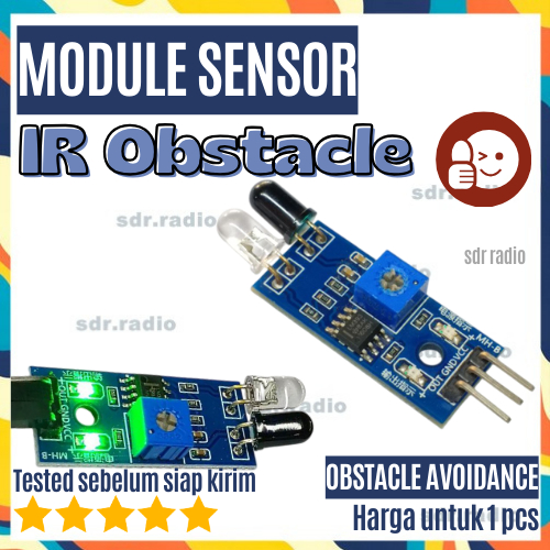 Jual Modul Sensor IR Infrared Obstacle Avoidance Sensor Module line ...