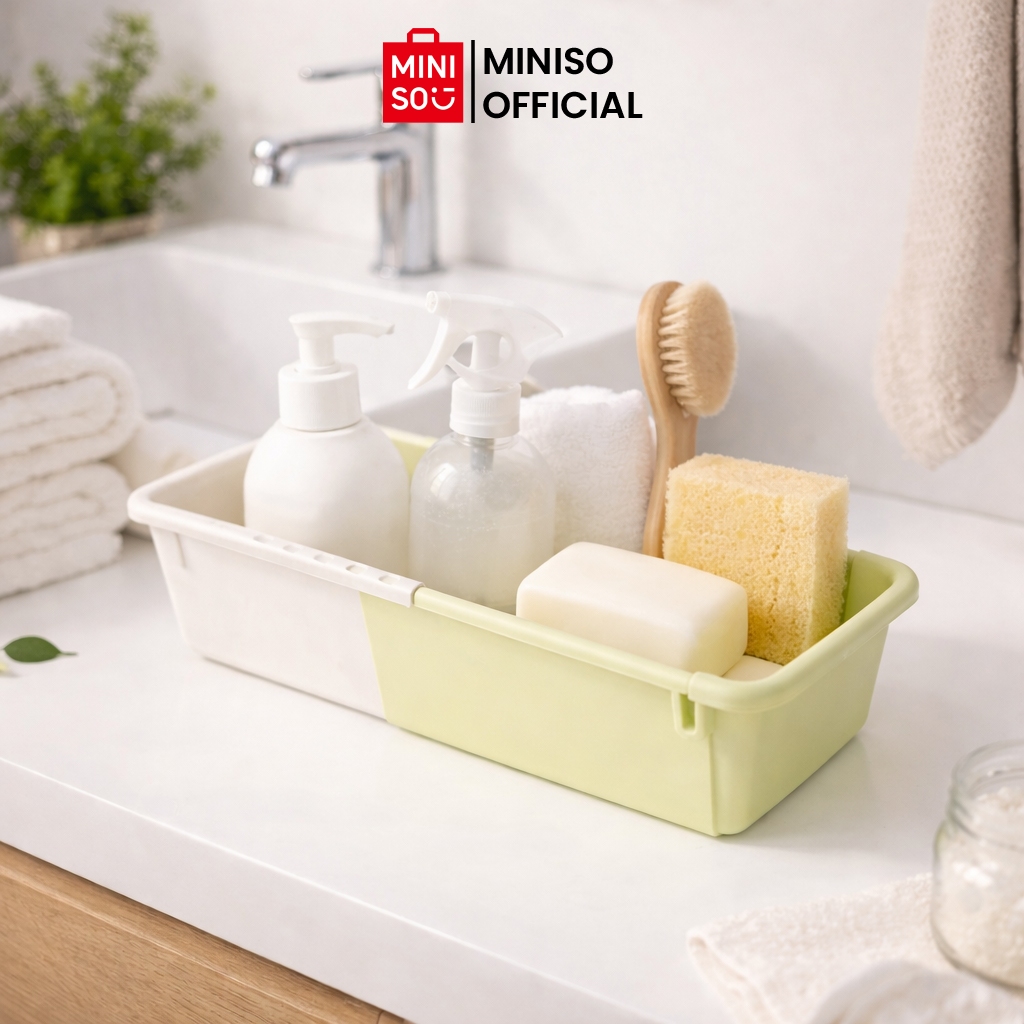 Jual MINISO Macaron Series Extendly Color Block Storage Organizer Size ...