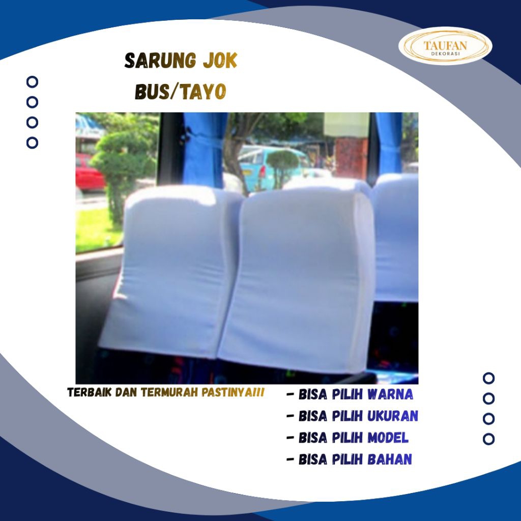 Jual Sarung Jok Bus/Sarung Pelindung Jok Bus | Shopee Indonesia
