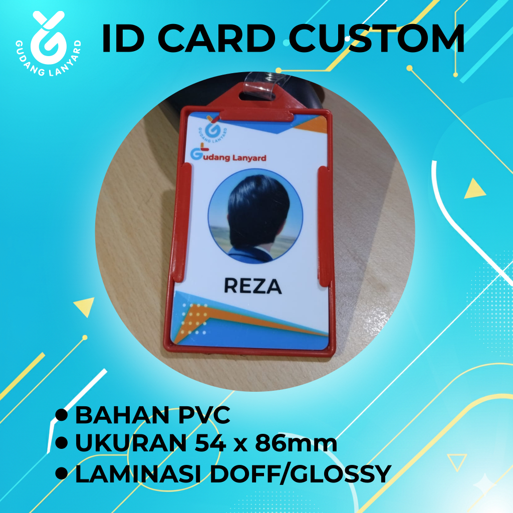 Jual Custom PVC ID Card Printing - 1 & 2 Sided - Member, Employee ...