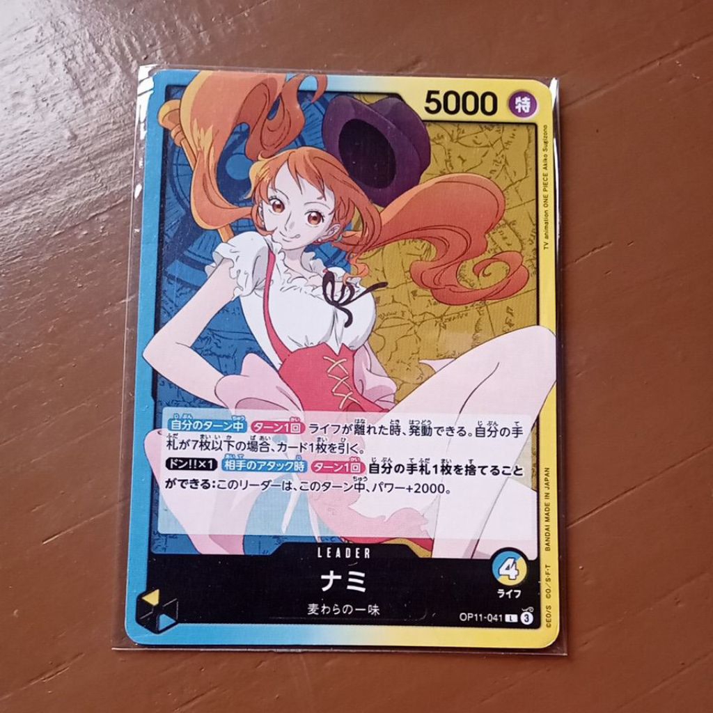 Jual NAMI (LEADER) - OP11-041 L - One Piece TCG Japan Bandai | Shopee ...