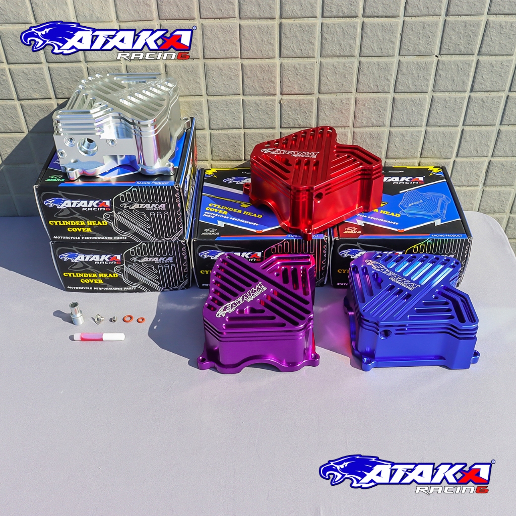 Jual ATAKA RACING Cover head CNC tutup head COVER TIMING Nmax new Aerox ...