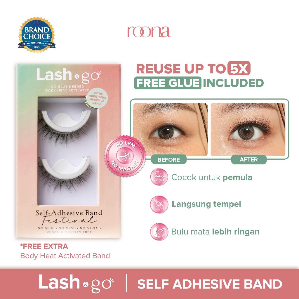 Jual ROONA - Lash & Go [Langsung Tempel] Bulu Mata Palsu Tanpa Lem ...