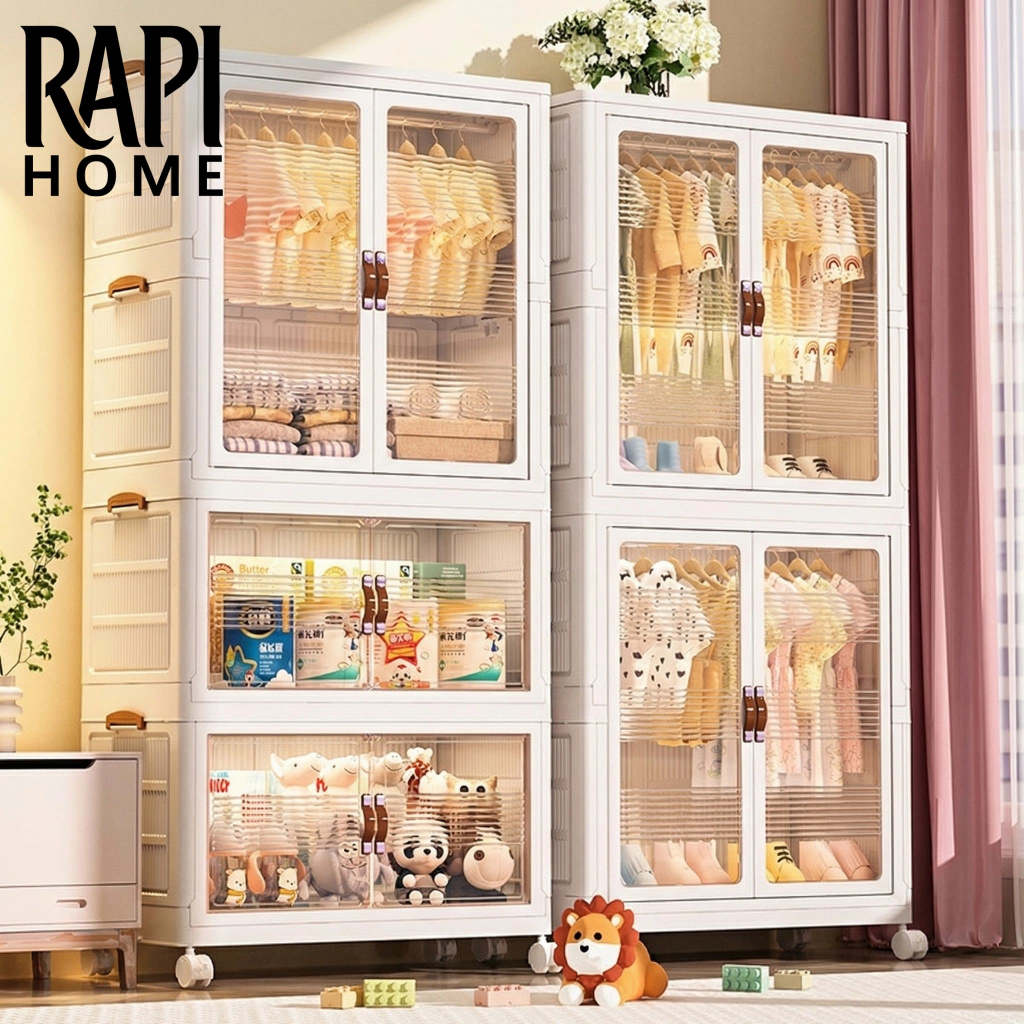 Jual RAPI HOME 60CM Lemari Penyimpanan Super Hemat Biaya Kotak Plastik ...