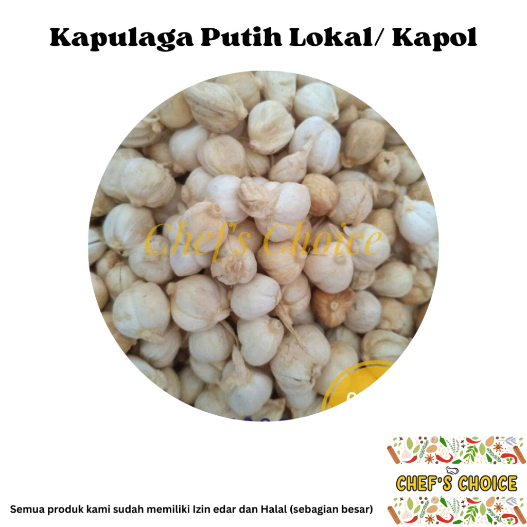 Jual Kapulaga 1 kg / Kapulaga Lokal / Kapulaga Putih Kering / Kapol ...