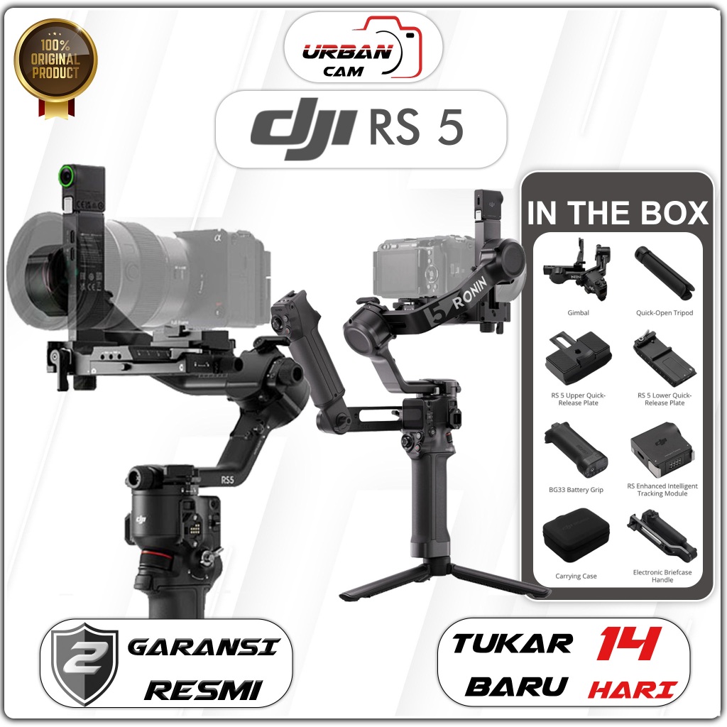 Jual DJI RS 5 Gimbal Combo Kit with AI Tracking Module / DJI RS5 ...