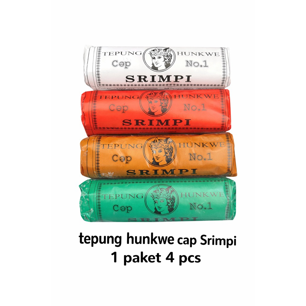 Jual Tepung Hunkwe / Hunkwee / Hung Kwe Cap Srimpi 1 paket isi 4 pcs ...