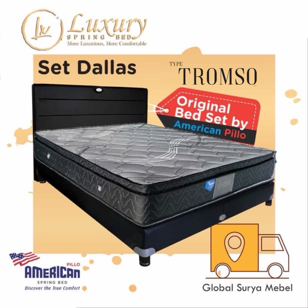 Jual American Luxury Spring Bed Tipe Tromso | Shopee Indonesia