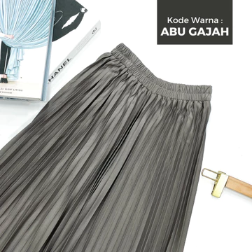 Rok Plisket Jumbo Premium Tebal Rok Plisket Premium 100 Hyget Rok Panjang