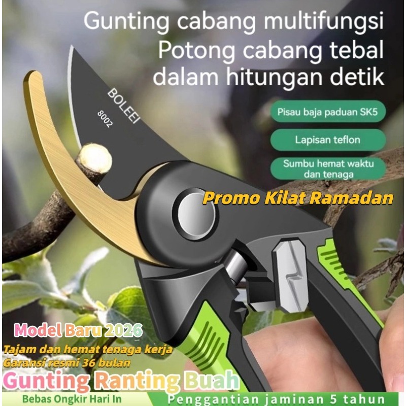 Jual Model terbaru 2026 ISKU Gunting Dahan Ranting SK5 Baja Super Tajam ...