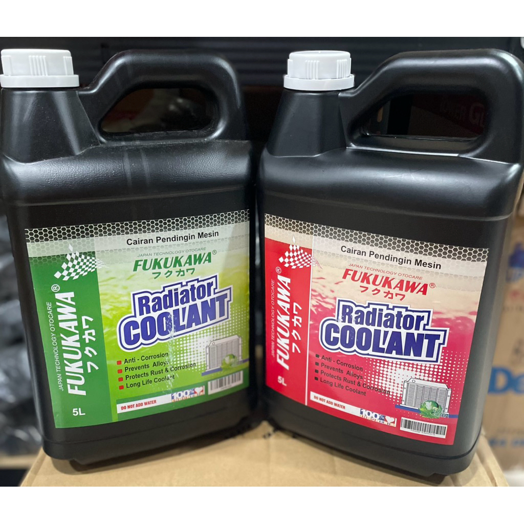 Jual AIR RADIATOR ENGINE COOLANT 5 LITER FUKUKAWA HIGH QUALITY / CAIRAN ...