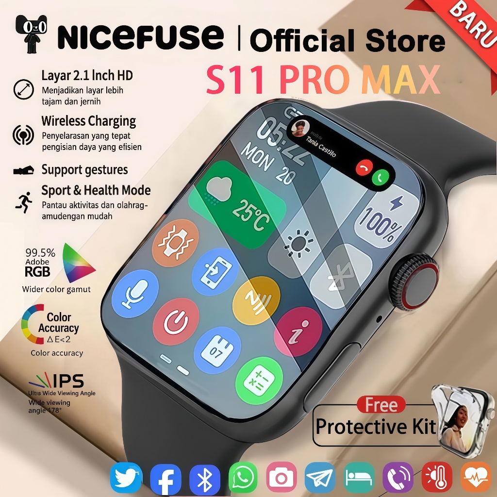 Nicefuse Smartwatch S11 Pro Max| Ips 2.01