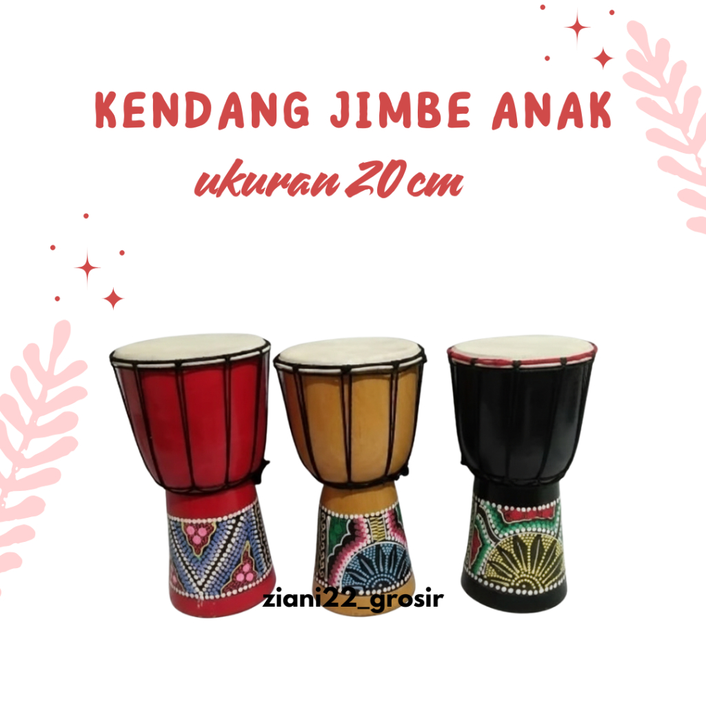 Jual Alat Musik Tradisional Jimbe 20 cm Alat Musik Tradisional Kulit ...