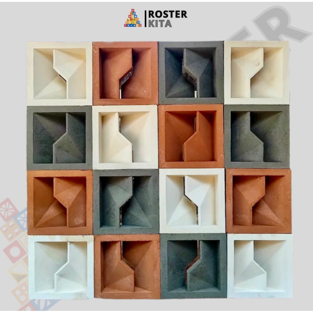 Jual Roster beton,roster minimalis,Roster putih,roster abu,bata Roster ...