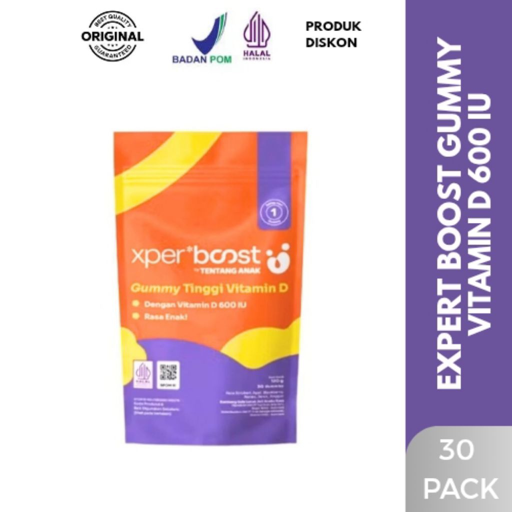 Jual Expert Boost Gummy Vitamin D 600 (Pack 30 Gummy) | Shopee Indonesia