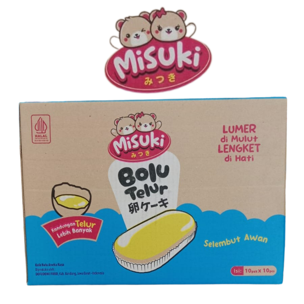 Jual [VIBES] MISUKI BOLU TELUR 1 DUS ISI 100 PCS | Shopee Indonesia