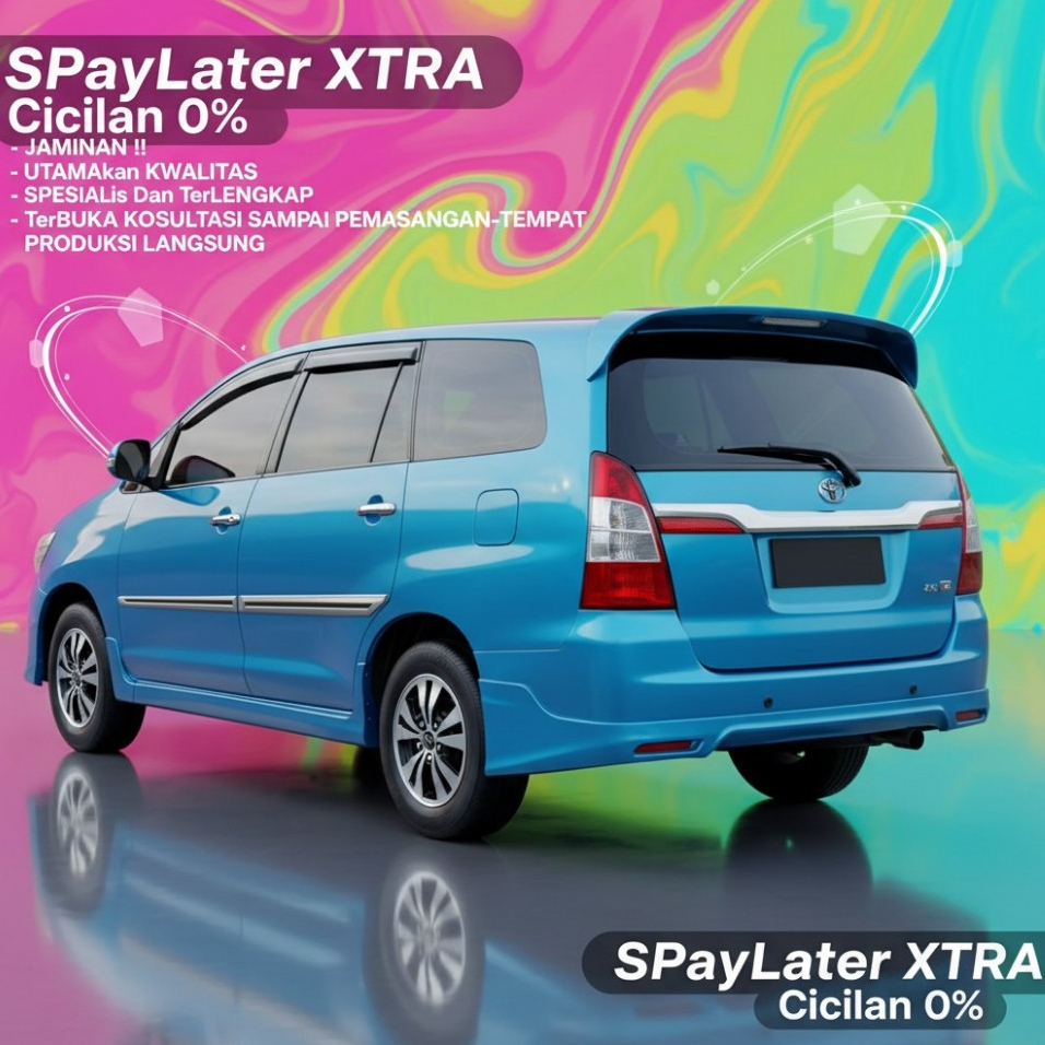 Jual Bodykit Innova Barong 2013-2015 Model Luxury Body Kit Inova E/G/V ...
