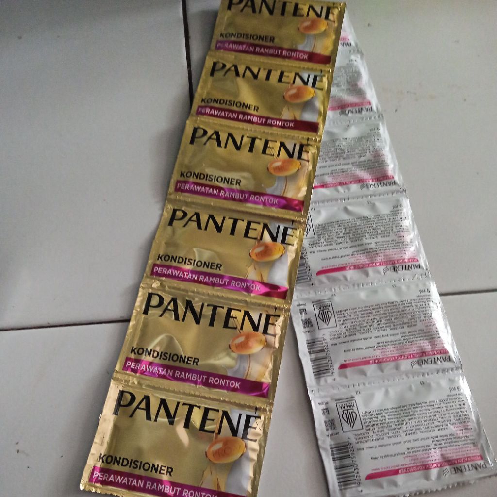 Jual pantene kondisioner rambut rontok 1renceng 12pc | Shopee Indonesia