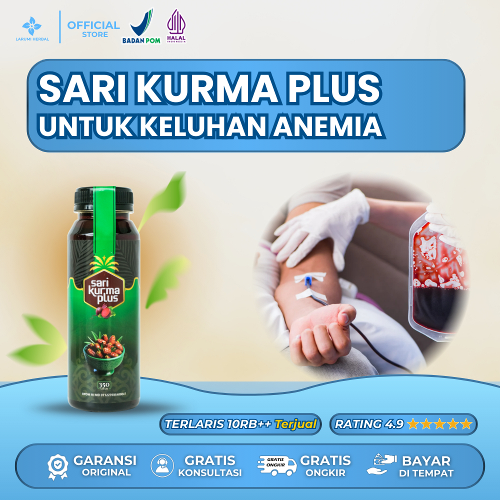 Jual Obat HB Rendah Anemia - Sari Kurma Plus 100 % Original - Isi 130 ...