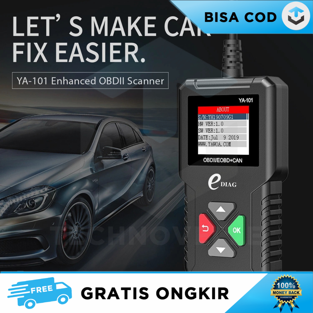 Jual SCANNER ENGINE MOBIL PORTABEL REPAIR KIT PERALATAN ANALISA SISTEM ...