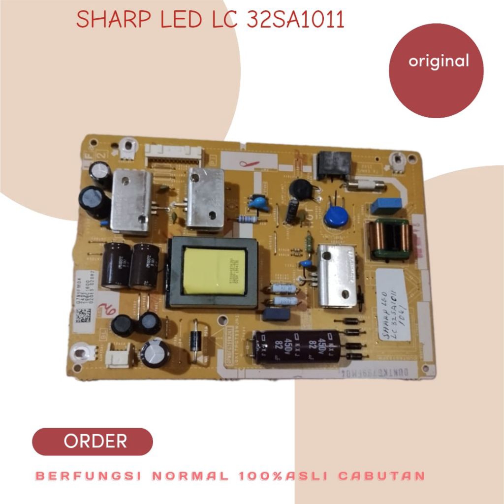 Jual PSU POWER SUPPLY REGULATOR TV SHARP LED LC 32SA1011 | Shopee Indonesia