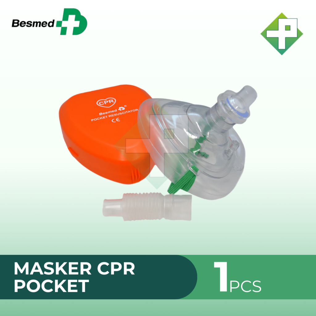 Jual BESMED - Masker CPR Pocket Besmed dengan Tube Resusitator | Masker ...