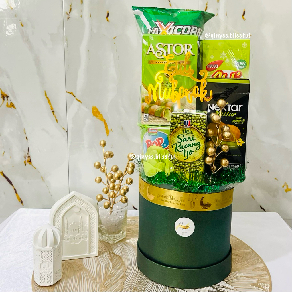 Jual PARCEL LEBARAN IDUL FITRI 2026 / PARCEL DELUXE HIJAU / PARCEL ...