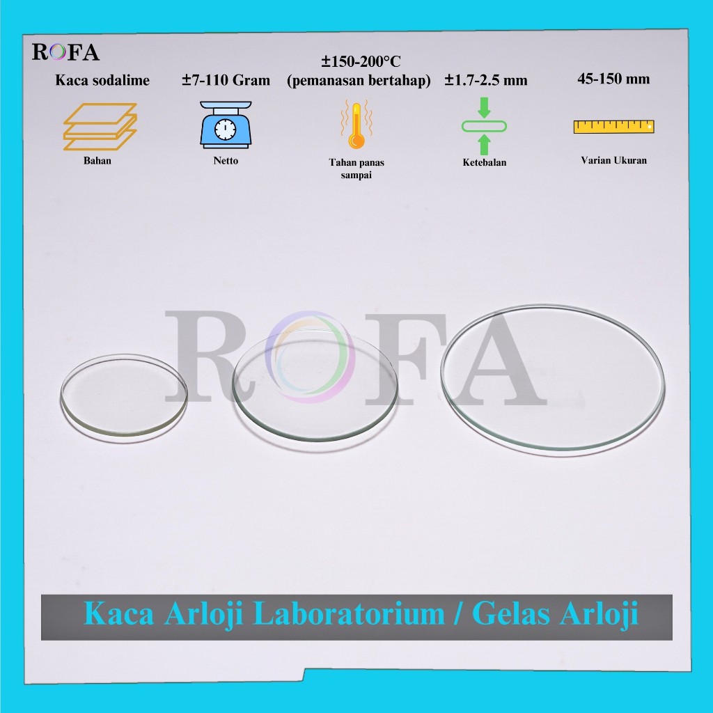 Jual Gelas Arloji Laboratorium Terlengkap & Harga Terbaru Juli 2026 ...
