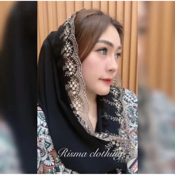 Hijab Seperti Bu Pejabat Renda Simpel Jilbab Instan Ceruty Bu Yenny Wahid Premium