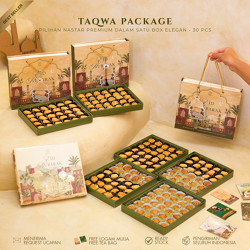 Hampers Lebaran Nastar & Palm Cheese Wijsman 30pcs – Taqwa Package – Hampers Kue Kering Idul Fitri