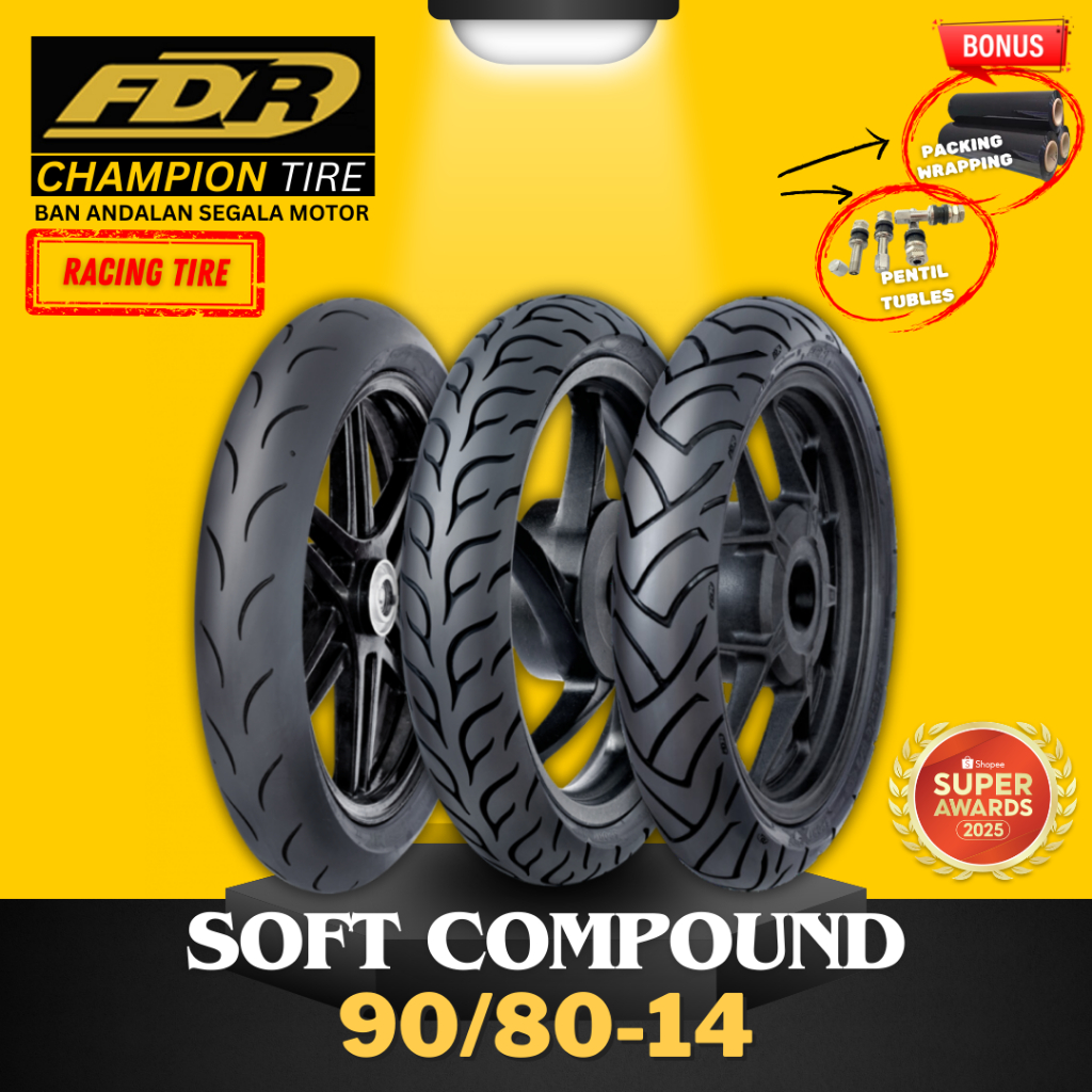 Jual [READY COD] BAN FDR SOFT COMP SPORT MP27 MP76 90/80-14 / BAN ...