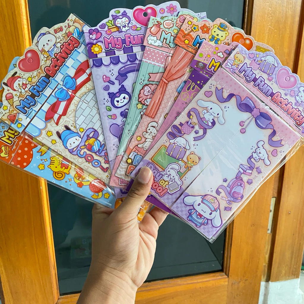 Mainan Stiker Anak Fun Activity Kreatif Viral